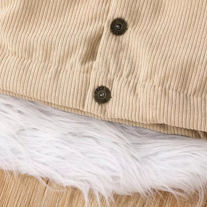 Cozy Couture: Winter Cotton Jacket for Baby Boys Aged 0–3 Years