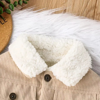 Cozy Couture: Winter Cotton Jacket for Baby Boys Aged 0–3 Years